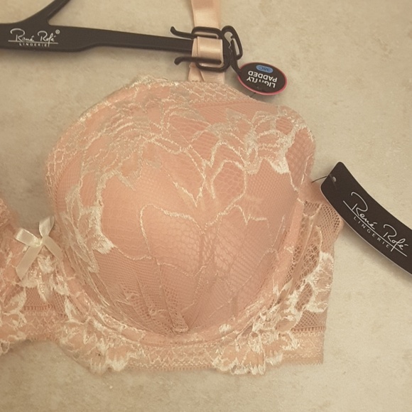 Rene Rofe pink lace bra size 38C - Picture 2 of 5
